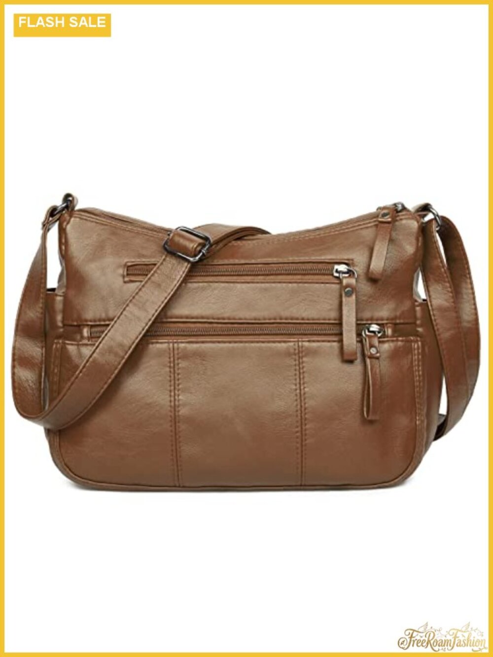 Soft PU Leather Shoulder Bag Crossbody Purse Lightweight Women's Handbag